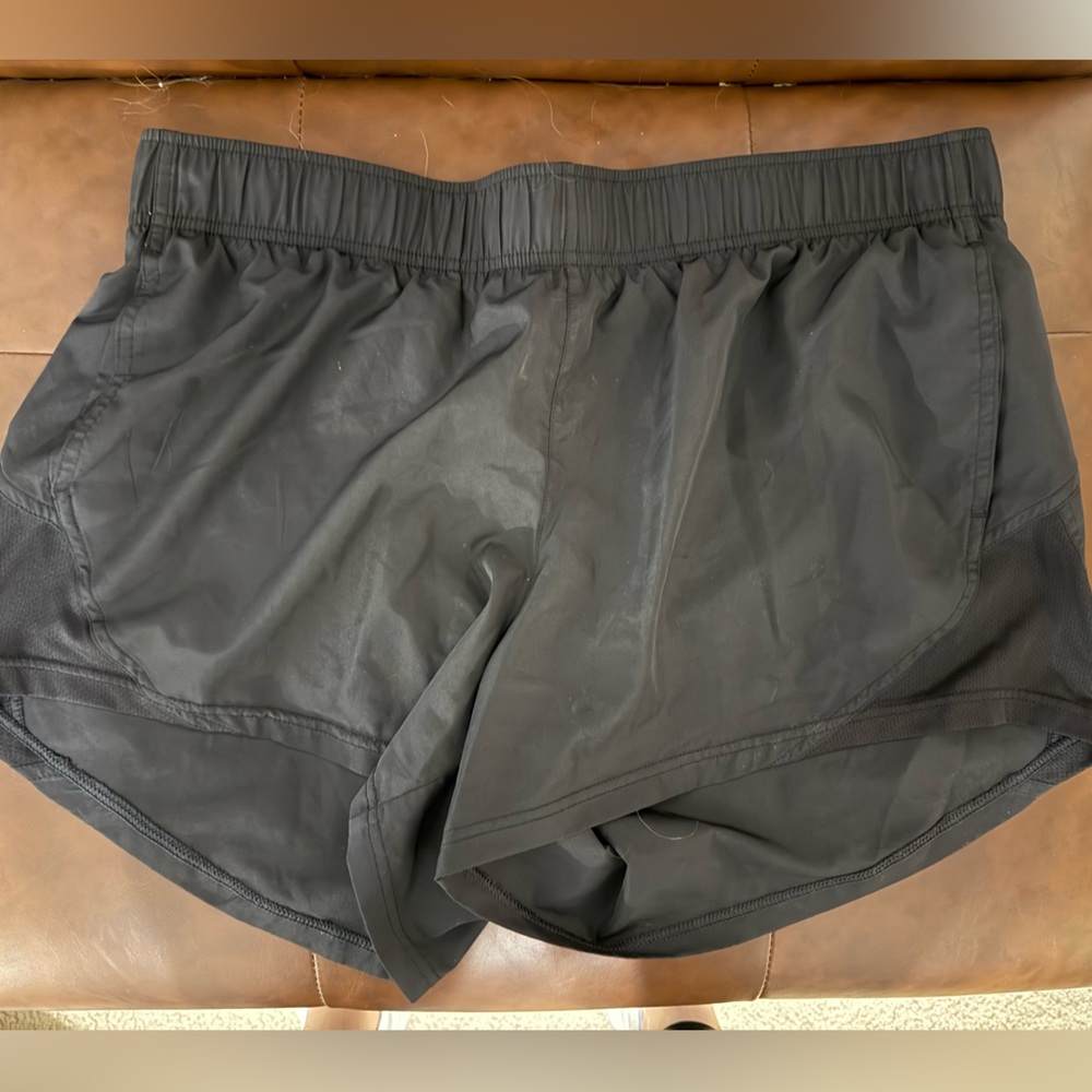 Black athletic shorts